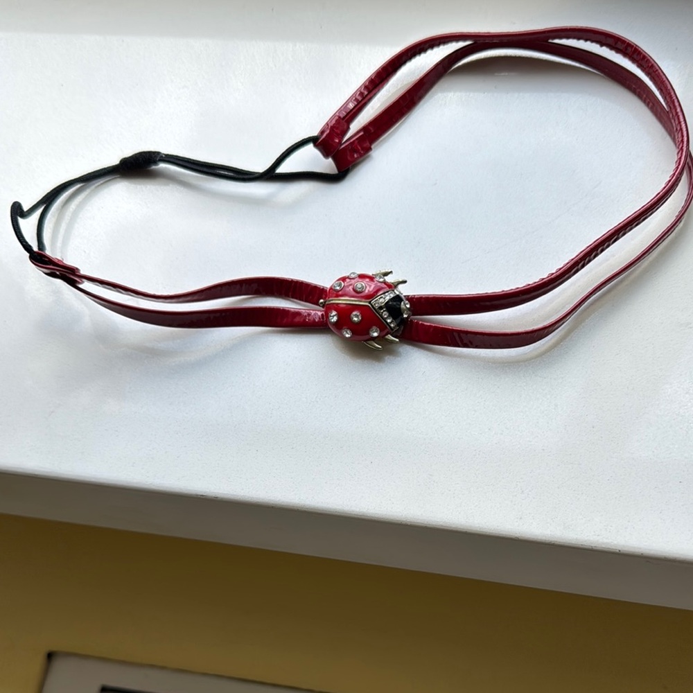 Red Ladybug Women's Headband